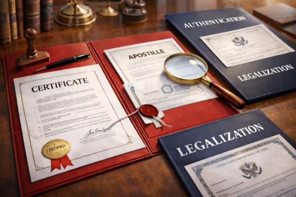 Authentication, Apostille and Legalization of Documents